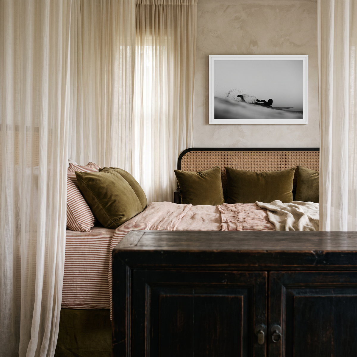 Surfer, Waiheke, New Zealand — fine art photographic print by Rachel Mataira
